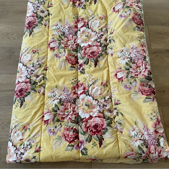Rare Vintage Ralph Lauren Sophie Brooke Floral Comforter Twin 100% Cotton - Picture 2 of 11